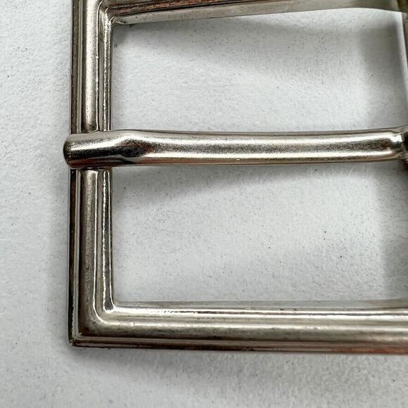 Silver Tone Simple Basic Belt Buckle - Picture 5 of 9
